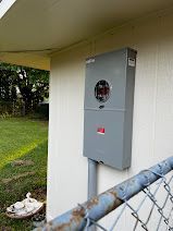 Electrical service panel maintenance and replacement work.